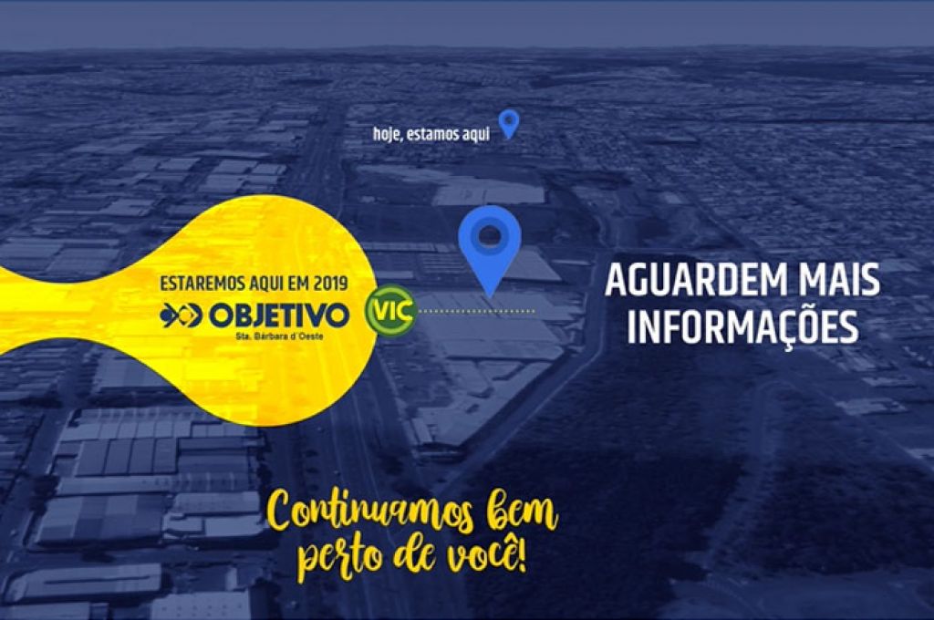 Colégio Objetivo de Santa Bárbara d Oeste funcionará no Vic Center a partir de 2019